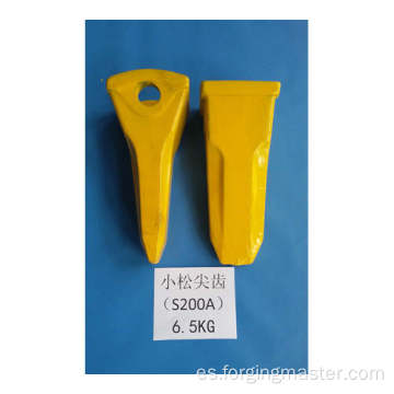 Dientes del cucharón de forja Komatsu PC200RC